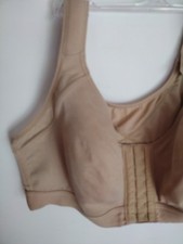 DELIMIRA Women's Nude 36D Front Closure RACERBACK POSTURE Support Wireless Bra