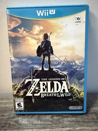 Zelda Breath of the Wild - Nintendo Wii U - Complete CIB - First Print - Tested
