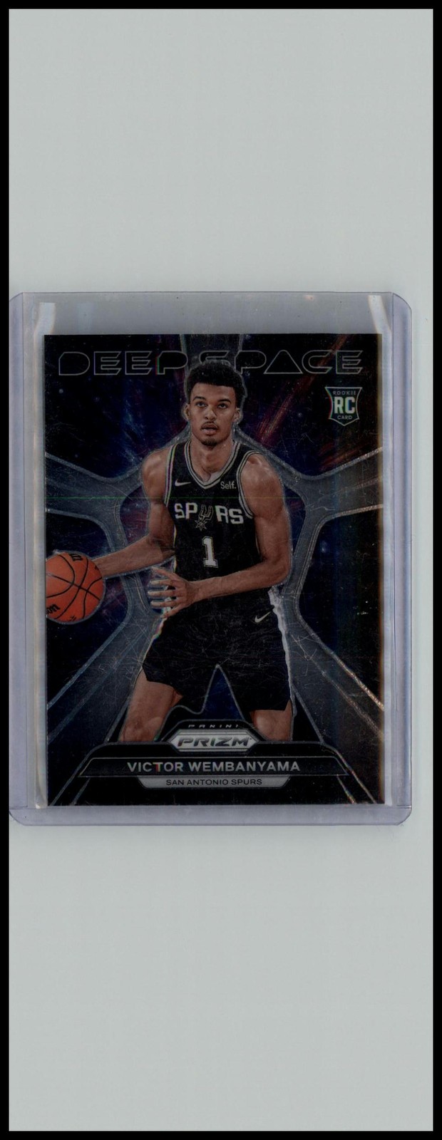 2023-24 Panini Prizm #1 Victor Wembanyama Deep Space Prizms Silver