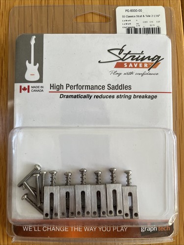 Graph Tech String Saver Originals Saddles Strat Tele Style | eBay UK