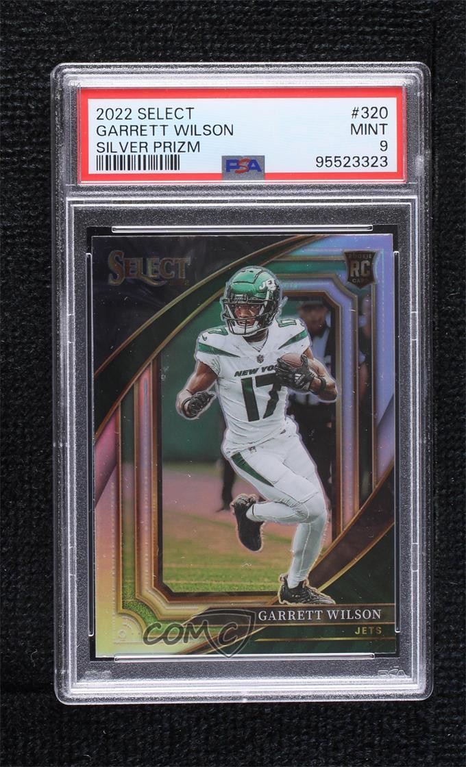 2022 Panini Select Suite Level Silver Prizm Garrett Wilson #320 PSA 9 MINT 0xu5