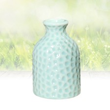 Desktop Flower Vase Floral Aromatherapy Bottle Ceramic White Decoration