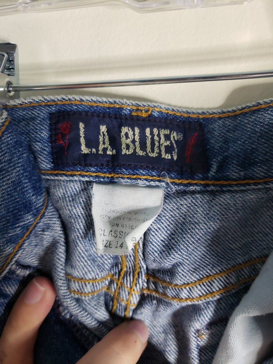 Vintage L A Blues jeans, classic size 12, Average, light blue