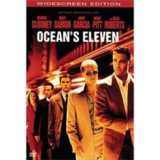 Ocean's Eleven DVD ** Disc Only ** WS -Good - Pitt & Clooney