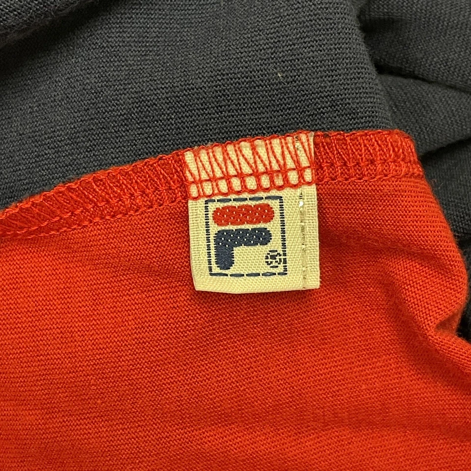 Vtg 80 90's FILA LOGO Red White Blue COLORBLOCK Tank Top Streetwear Muscle Shirt - Image 3 of 4