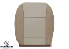 2007 Ford Explorer Sport Trac - Driver Side Bottom Leather Seat Cover 2-Tone Tan