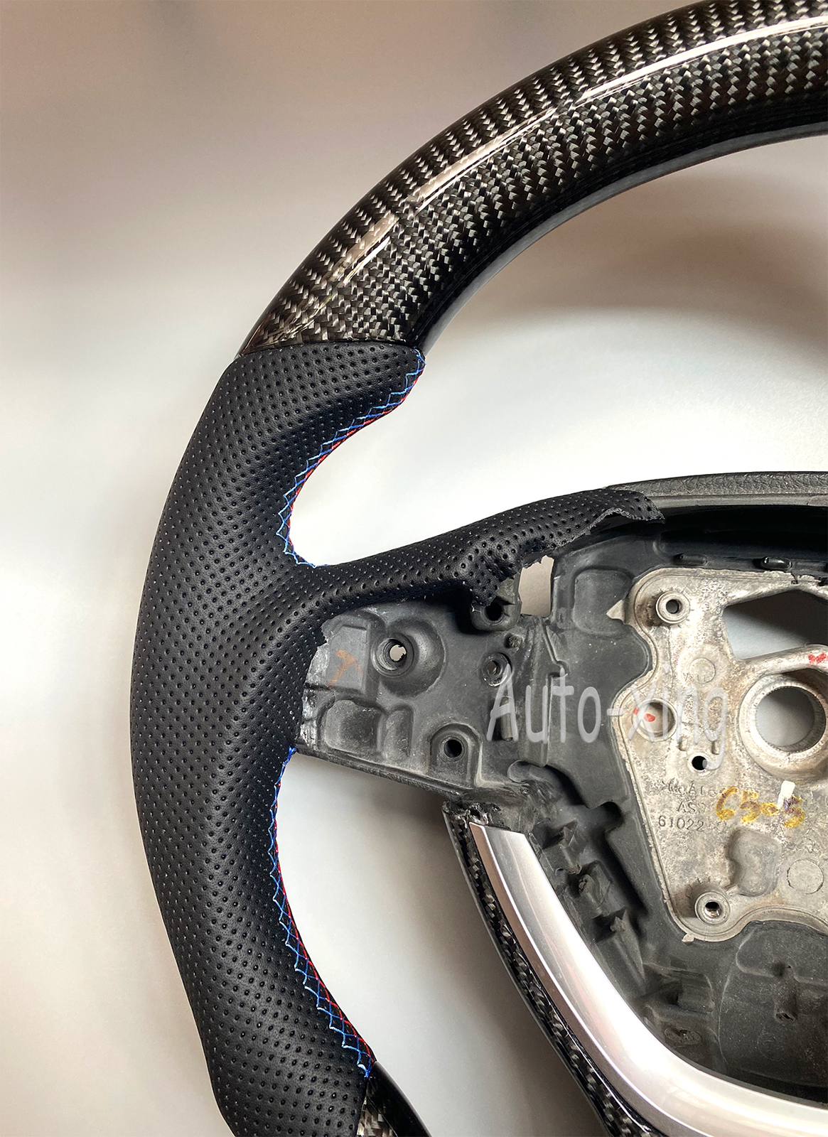 For BMW 530i 640 M5 M6 M7 F10 F11 F30 F82 Carbon Fiber Flat Steering Wheel+Cover eBay