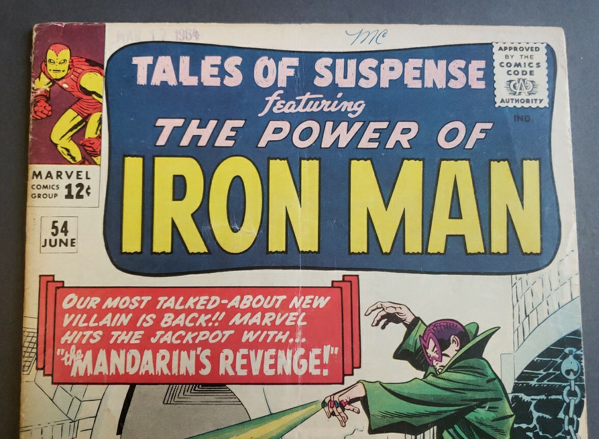 TALES OF SUSPENSE 54 2ND APP. MANDARIN THE WATCHER BACK UP STORY 1964