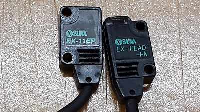 SUNX EX-11EP+EX-11EAD-PN Photoelectric Sensor Set, USED | eBay