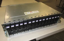 EMC KTN-STL3,15* 3.5" Drive Bay SAS Storage Array w/15* 300GB 15K TRAYS, NO HDD