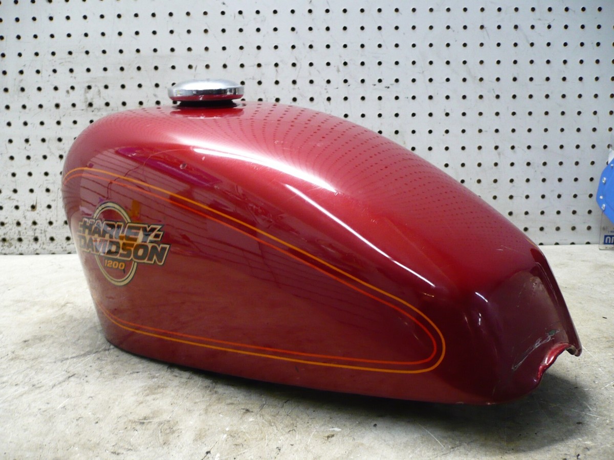 Harley-Davidson Sportster タンク 赤 1994-2003 Harley-Davidson OEM Sportster xl883/xl1200 Peanut