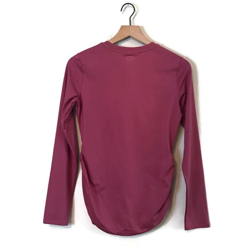 Camisa feminina Calia by Carrie Underwood magenta rosa roxa manga longa pequena - Imagem 2 de 4