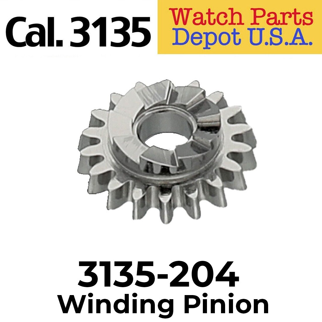 Rolex Caliber 3135-204 Winding Pinion, Superior Swiss Made