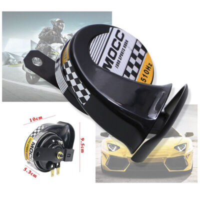 12V 130DB Air Horn Super Loud Snail Horns Siren for Motorcycle Car Truck Boat