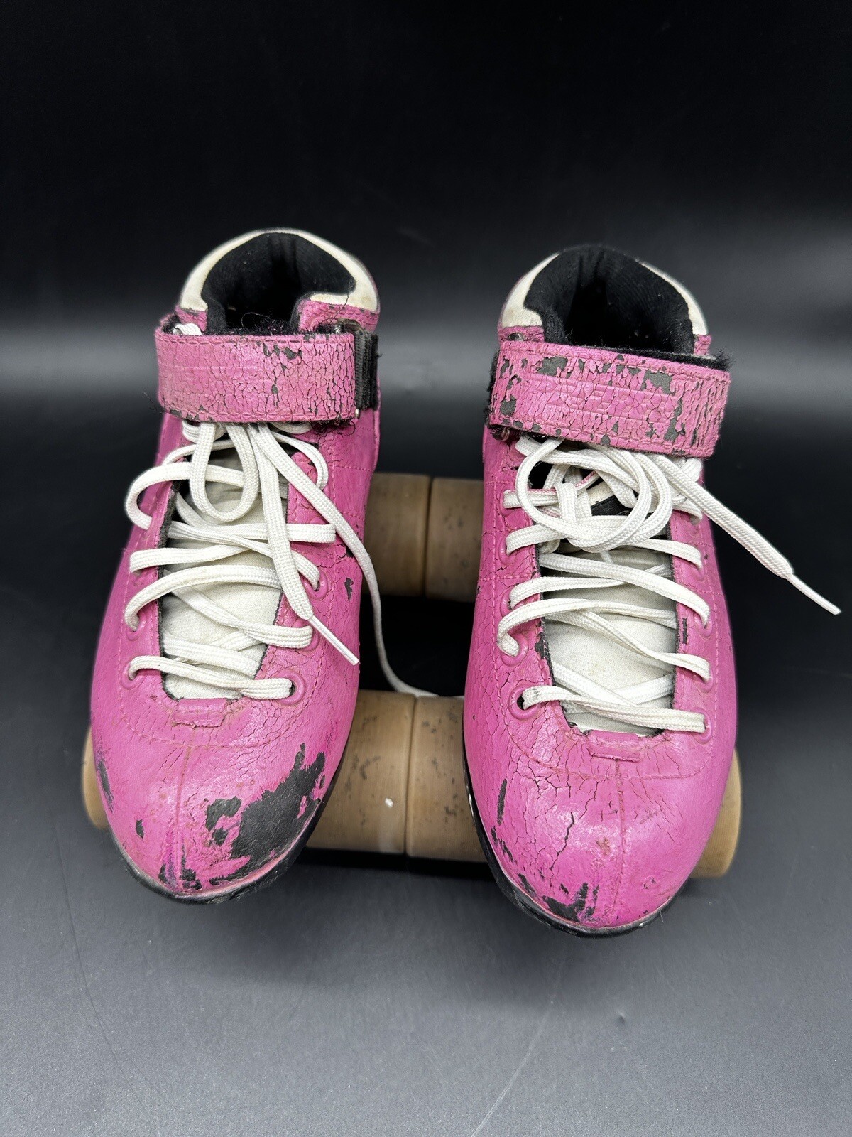 Vintage Hot Pink Roller Skates Women's Ladies Girls Size 4 Retro Roller
