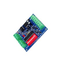 1PCS DMX512 Decoder 4CH Channel 16A RGBW Controller LED stage lighting CMOS Outp