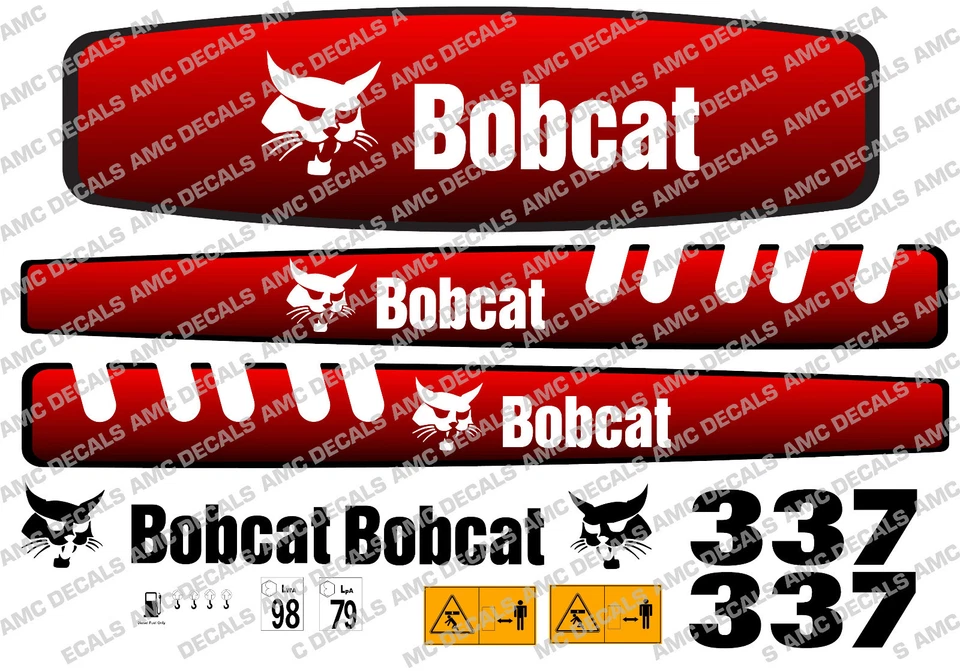 BOBCAT 337 MINI BAGER DECAL SET - Bild 1 von 1