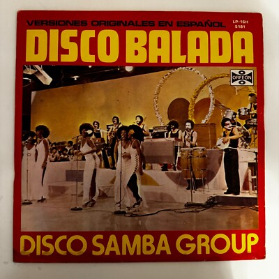 Disco Samba Group, Disco Balada, Versiones En Español, 1979 Mexican Lp, Disco