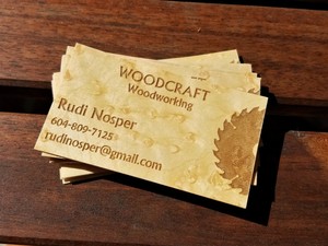 Wood Business Cards With Bleed Engraving 100 Business Card W Reverse Engraving Ebay