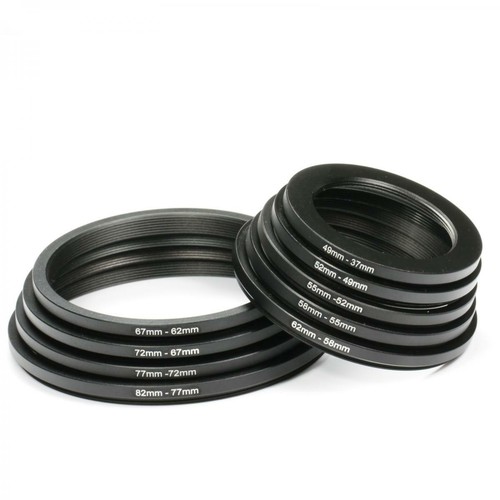 K&F Concept 18pcs Camera Lens Filter Metal Stepping Rings kit Up Down Ring Set - Picture 7 of 13