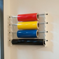 Wall Mounted 75cm Roll Holder Wrap Paper Dispenser Vinyl Textiles Sign Making