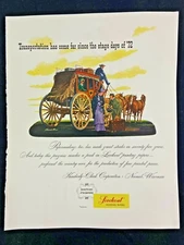 Levelcoat Printing Papers Stagecoach Magazine Ad 10.75 x 13.75 Monsanto