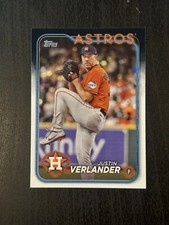2024 Topps Series 1 Base #291 Justin Verlander  - Houston Astros MLB