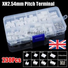 Image of 230Pcs 2p 3p 4p 5pin 2.54mm Pitch Terminal XH2.54 Terminal Connector Kit