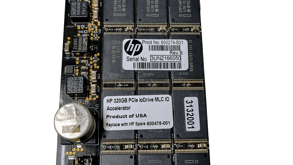 600475-001 HP ioDrive MLC 320GB PCIe SSD 600279-B21 - Image 2 of 2