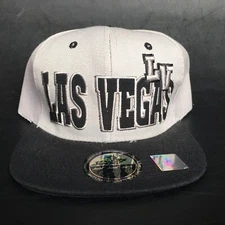 Las Vegas Nevada Adjustable Grey Black Hat by Jinx Headwear