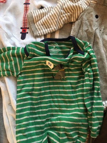 10 pc baby boy lot size 3 - 6 months Carters onsies, outfits 884 - Picture 8 of 12
