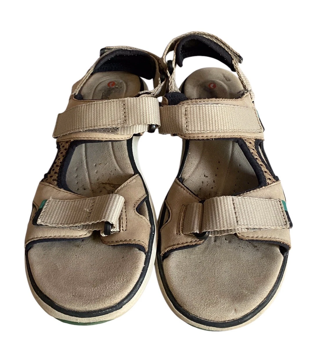 Sandali sportivi Clarks donna destrutturati Un Roam passo sabbia pelle taglia UK 5 D