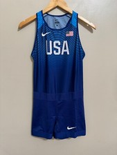 Nike Olympic Team USA Pro Elite Singlet Track Speedsuit 898166-XXX Women's L