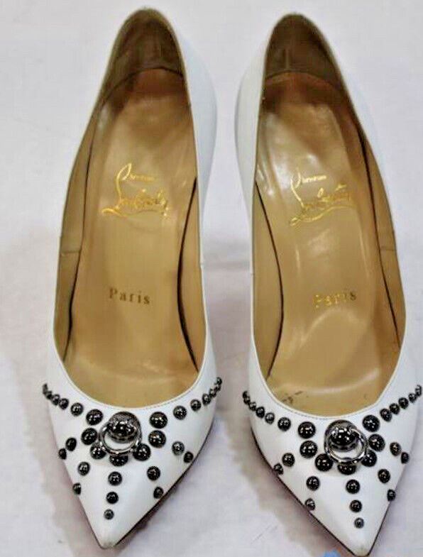 Christian Louboutin DOOR KNOCK パンプス 25cm Christian Louboutin Door Knock Studded Heels - size 36