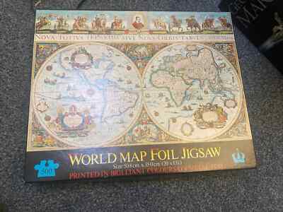 Vintage Weltkarte Folienpuzzle 500 Teile -
