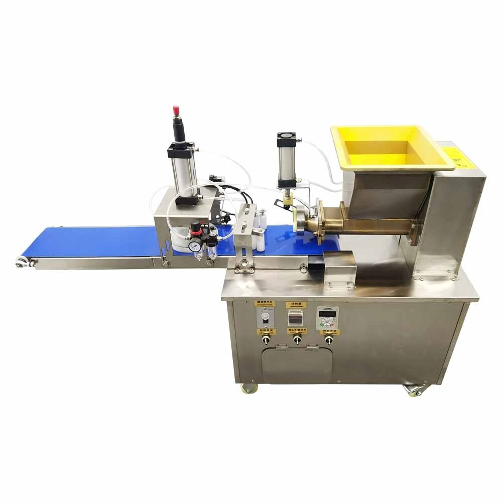 Pneumatic Dough Dividing Machine 2 in1 Dough Cutter& Dough Sheeter 10-300g 7.09"