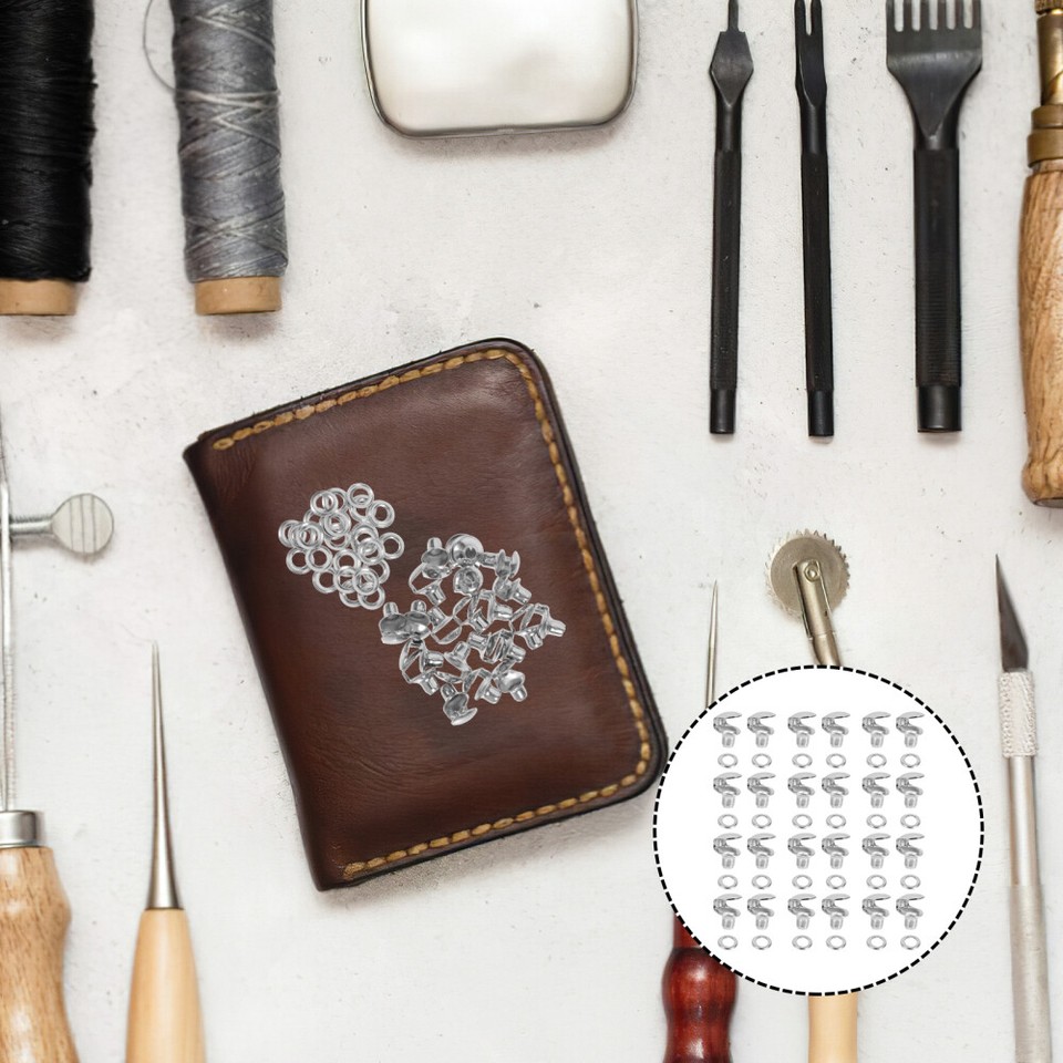 20 Pcs Brass Shoe Lace Hooks Boot Eyelet Repair Kit Travel Hiking Boots