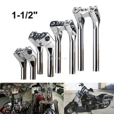 1-1/2" Club Style Handlebar Pullback Riser For Harley Sportster Custom 883 1200