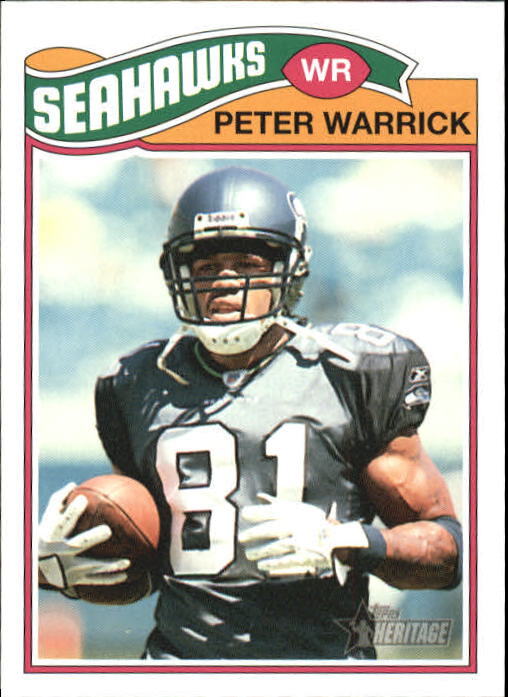2005 Topps Heritage Football Card #157 Peter Warrick