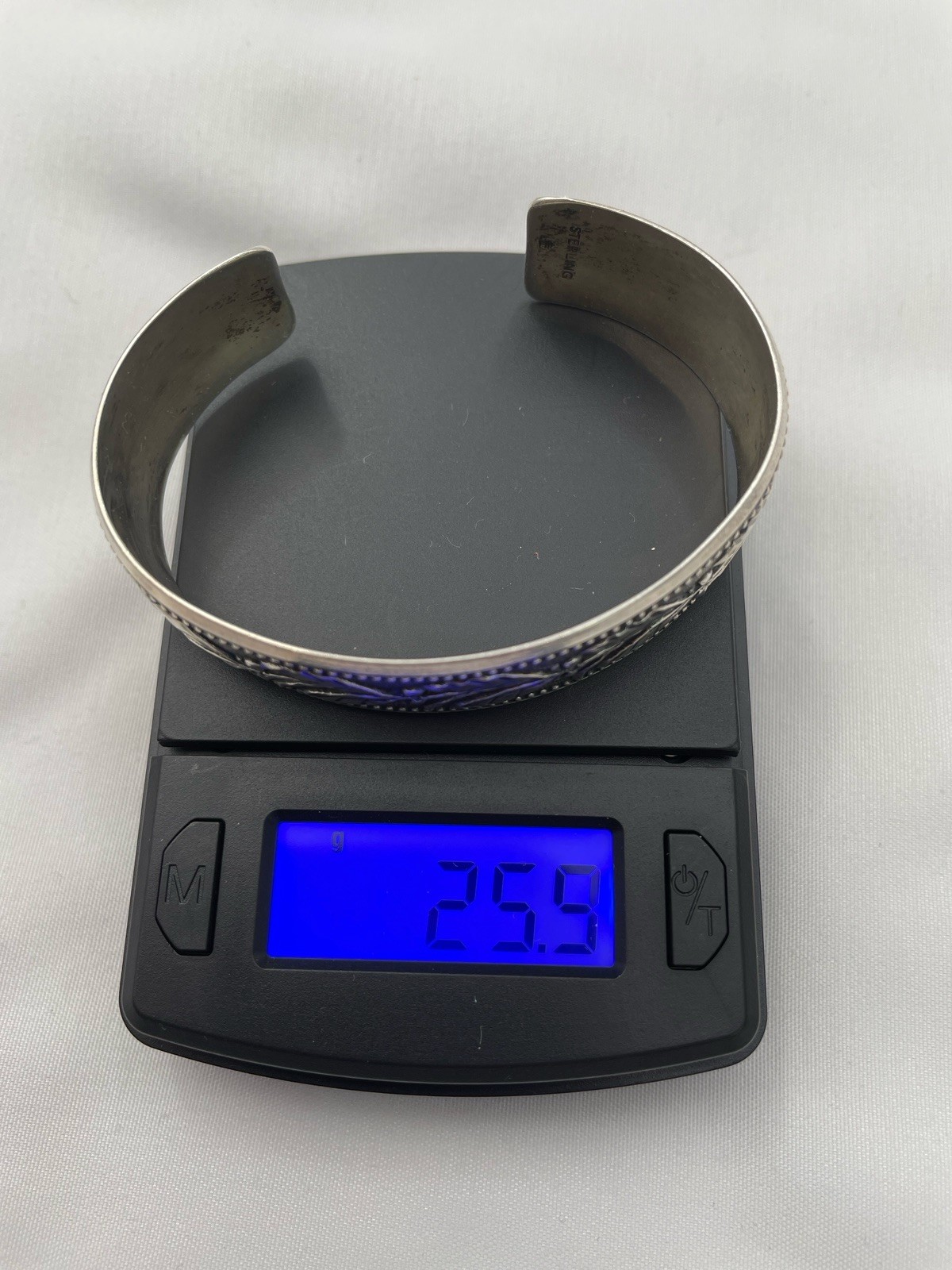 Women’s Solid Cuff Bracelet Sterling Silver 925 L… - image 17