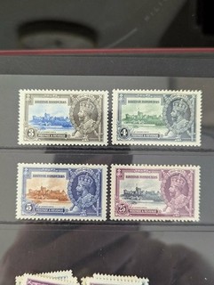 BRITISH HONDURAS 1935 SILVER JUBILEE SET OF FOUR MINT SG 143/146 CAT £28