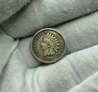 1862 Indian head cent penny coin in fine condition F424