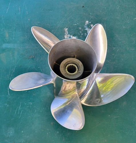 Stainless Steel 48-815762 23 5 Blade Propeller,prop,ESTATE FIND 