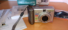 Canon PowerShot A70 Digitalkamera, Silber, Kompakt Digitalkamera