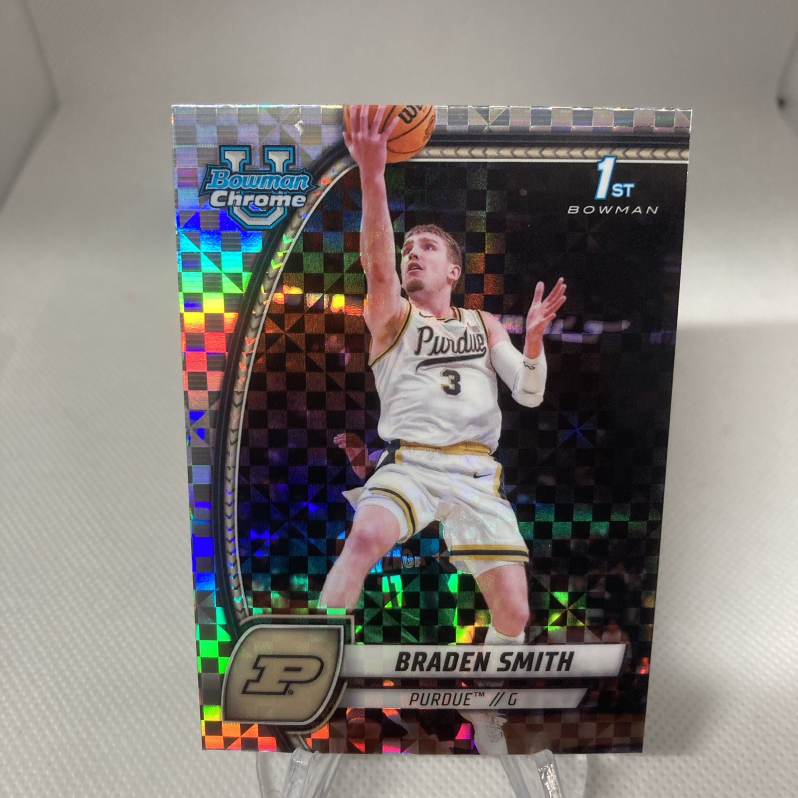 2024-25 Bowman University Chrome - Braden Smith #12 X-Fractor (RC)