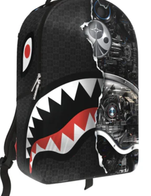 SPRAYGROUND FOUNDATION LADY DEMERZEL ROBOTIC SHARK BACKPACK | eBay
