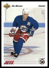 Stu Barnes 1991 Upper Deck French 53 Base LP