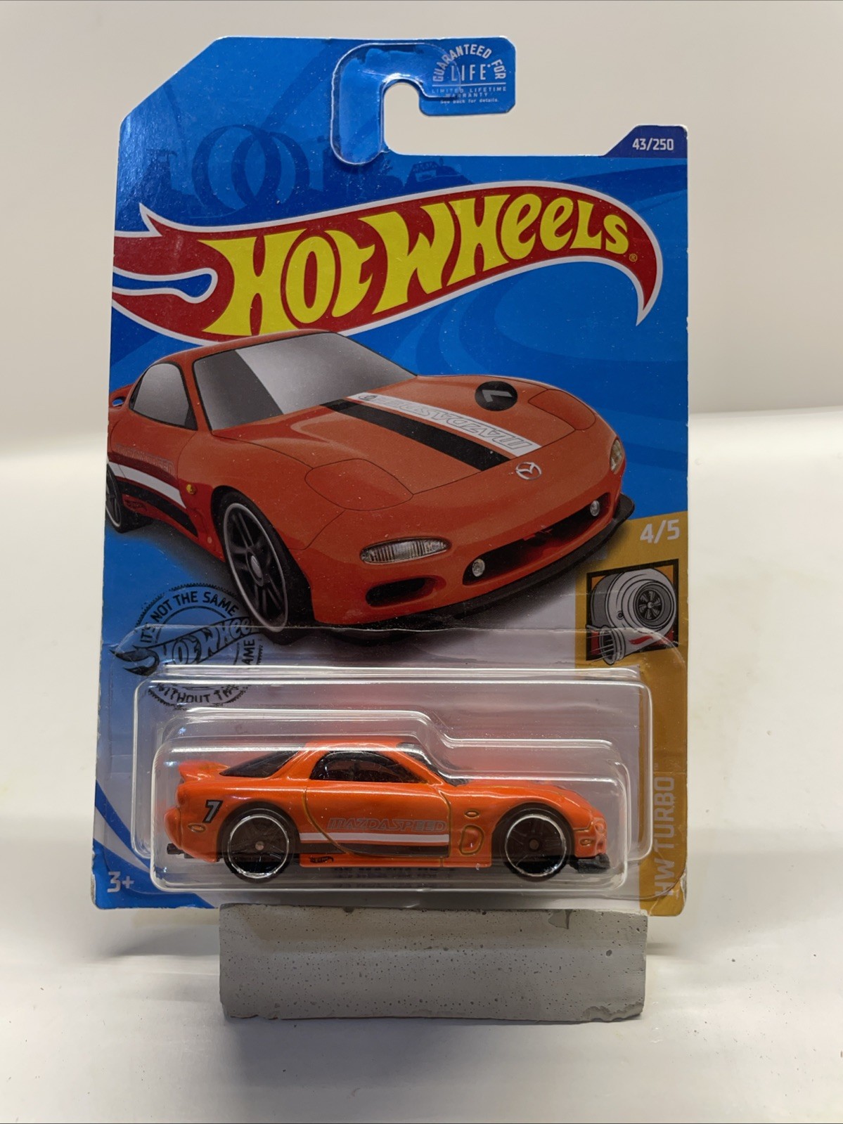 Hot Wheels '95 Mazda RX-7 (Orange) - #43/250 HW Turbo 4/5