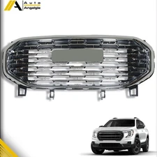 Front Bumper Upper Grille Assembly Chrome For GMC Terrain 2018-2021 Plastic