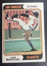 Juan Marichal San Francisco Giants 1974 Topps Baseball Card